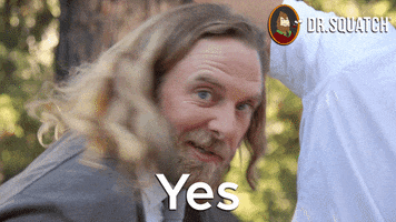 Si Yes GIF by DrSquatchSoapCo