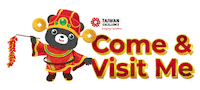 Chinese New Year Bear Sticker by My Weekend Plan