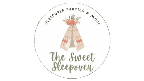 thesweetsleepoverco giphyupload sweet sleepover teepee Sticker