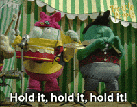 Wait A Second Cut It Out GIF by Fire Mountain Productions