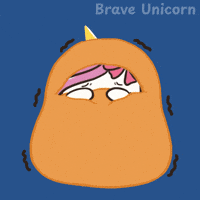 Scared Fear GIF by Brave Unicorn
