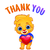 Thank You So Much Sticker by Lucas and Friends by RV AppStudios