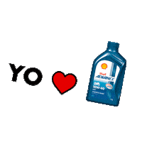 Shell Vehiculo Sticker by Disbattery Lubricantes