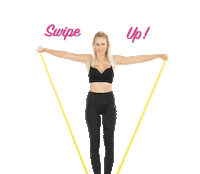 swipe up size zero Sticker by Rocka Nutrition