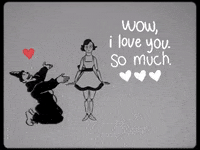 Black And White Love GIF by Fleischer Studios