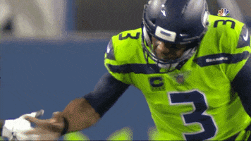 High Five Russell Wilson GIF by Seattle Seahawks