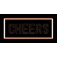 cheers neon Sticker
