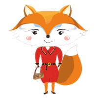 NedlisCompany fox лиса nedlis недлис Sticker
