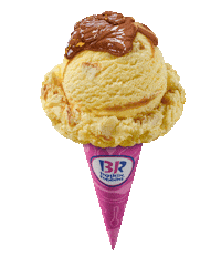 baskinrobbinsmiddleeast chocolate happiness ice cream dessert Sticker
