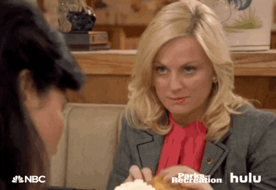 parks and recreation eating GIF by HULU