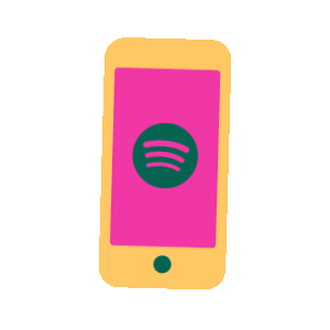 Phone Streaming Sticker by Spotify
