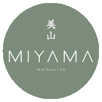 miyamamelbourne miyama miyamamelbourne miyamacafe Sticker