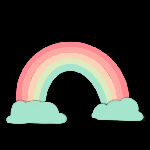 Artfinityandbeyond rainbow sun good morning pride GIF