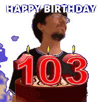 103Rd Birthday Sticker