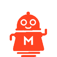 MealPal food robot character mascot Sticker