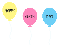 Happy Birthday Sticker by Bel Diniz