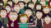 crowd speaking GIF by South Park 
