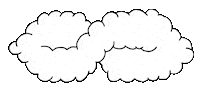 Cloud Hop Sticker by robe.prieto