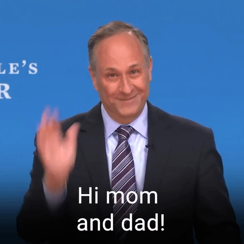 Hi mom and dad!
