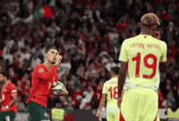 Ronaldo Vs Spain GIF