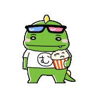 muvumuvio1120 movie dinosaur かわいい ゆるキャラ Sticker