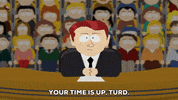 audience talking GIF by South Park 