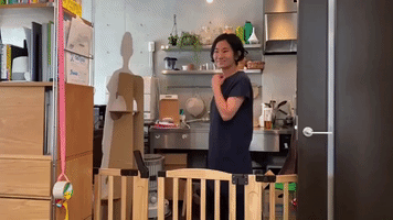 Japanese Mother Tricks Toddler With Life-Size Cutout of Herself