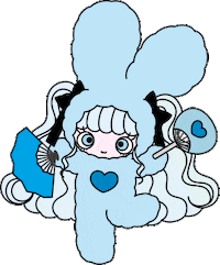うさぎ みねこ Sticker by mineco