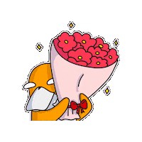 Crypto Flowers Sticker