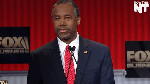 gop debate carson GIF by NowThis 