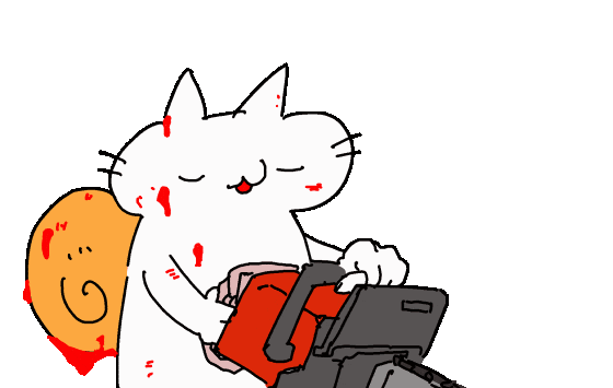 Angry Cat Sticker