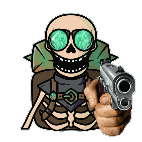 Skeleton Sticker