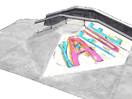 Skate Graffiti Sticker