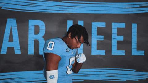 University Of North Carolina Football GIF by UNC Tar Heels