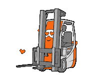 Heart Forklift Sticker by STILL GmbH