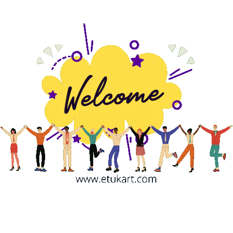Welcome Sticker by Etukart