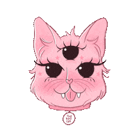 Cat Ilustraris Sticker