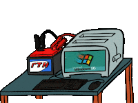 mikeworldyt windows 95 pc gamer mikeworldyt mike world Sticker