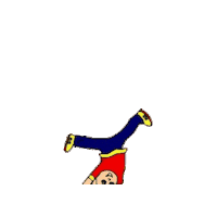 pediastaff cartwheelboy pediastaff Sticker