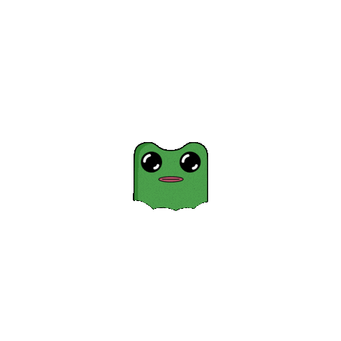 Looking Around Peek A Boo Sticker by fwogs