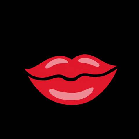 claireabellaltd giphygifmaker kiss lips tongue GIF