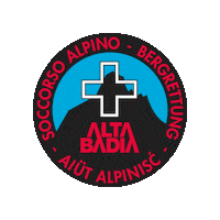 Dolomites Altabadia Sticker by Corpo Nazionale Soccorso Alpino e Speleologico -Bergrettung - Mountain Rescue Ehrenamtliche Organisation