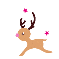 LaBoutiqueduCoiffeur christmas noel rudolf cerf Sticker