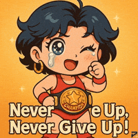 Never Give Up Hana GIF by Persona