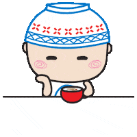 coffee eat Sticker by ricebowlhead