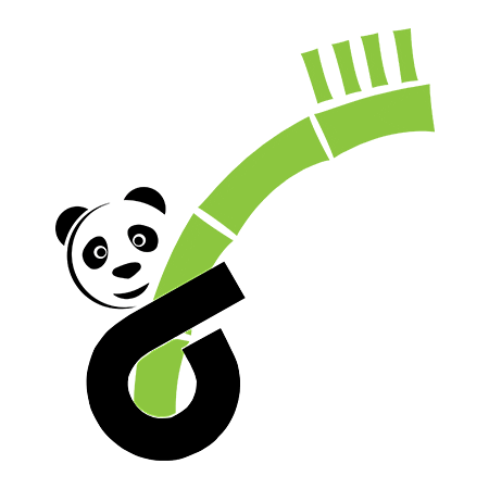 Brushboo giphyupload vegan panda organic Sticker