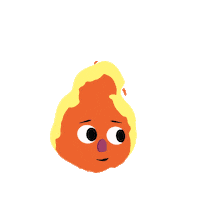 On Fire Omg Sticker by Holler Studios