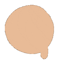 Orange Melting Sticker by Gabriel Ebensperger