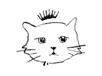 shocked cat Sticker by Eyeko