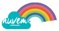 rainbow euqueronuvem Sticker by Nuvem Sublimação